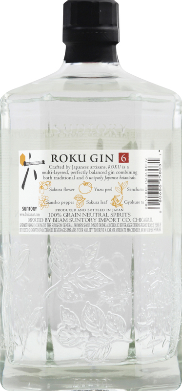 Roku Japanese Gin 750 ml | Giant Eagle | Because It Matters