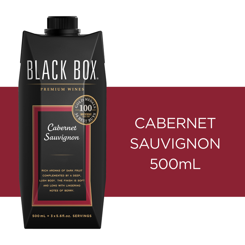 邦楽 BLACK BOX Black Box Cabernet Red Wine 500ml Tetra | Giant Eagle | Because It