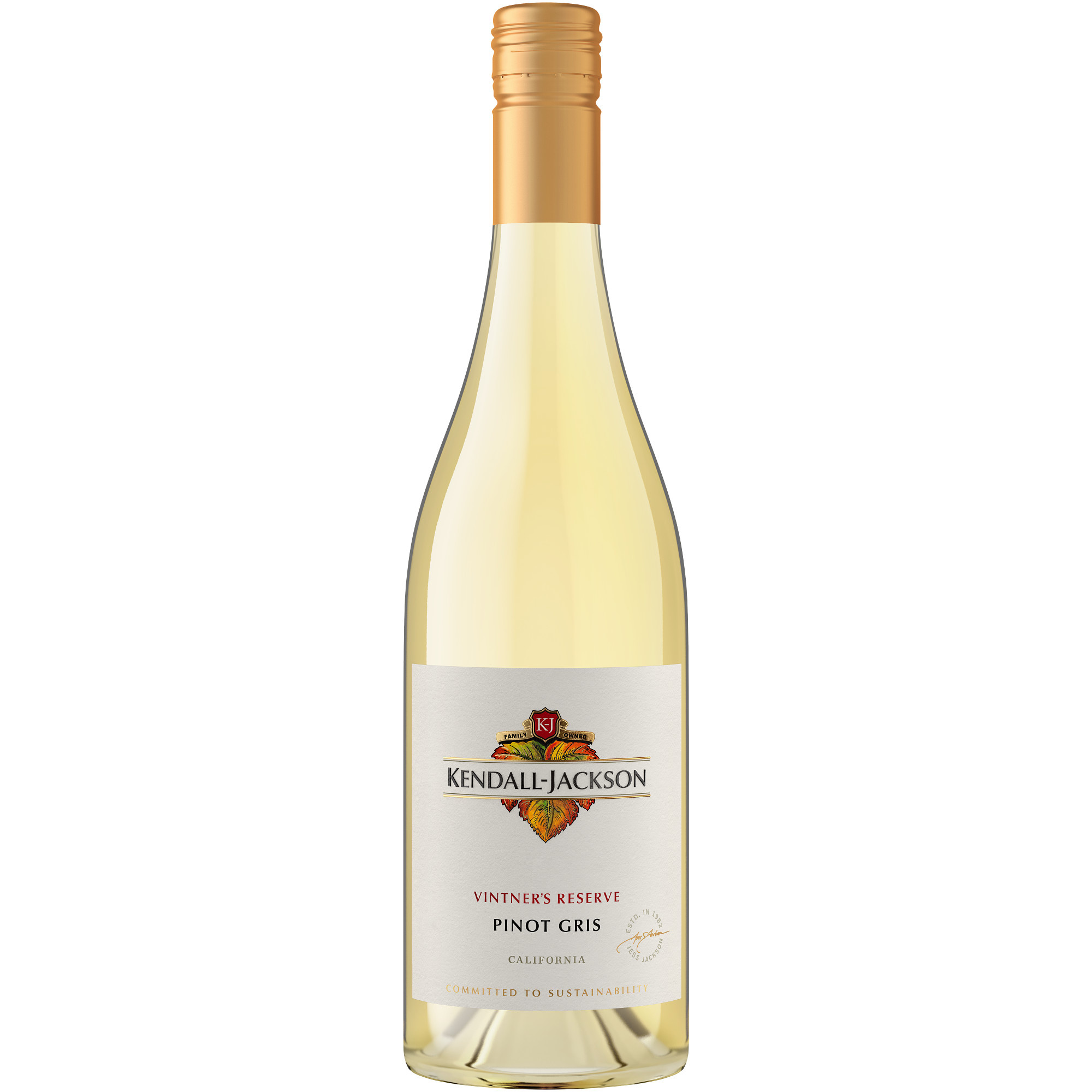油彩画　white wine time Ecco Domani Pinot Grigio Italian White Wine, 750 mL - Kroger