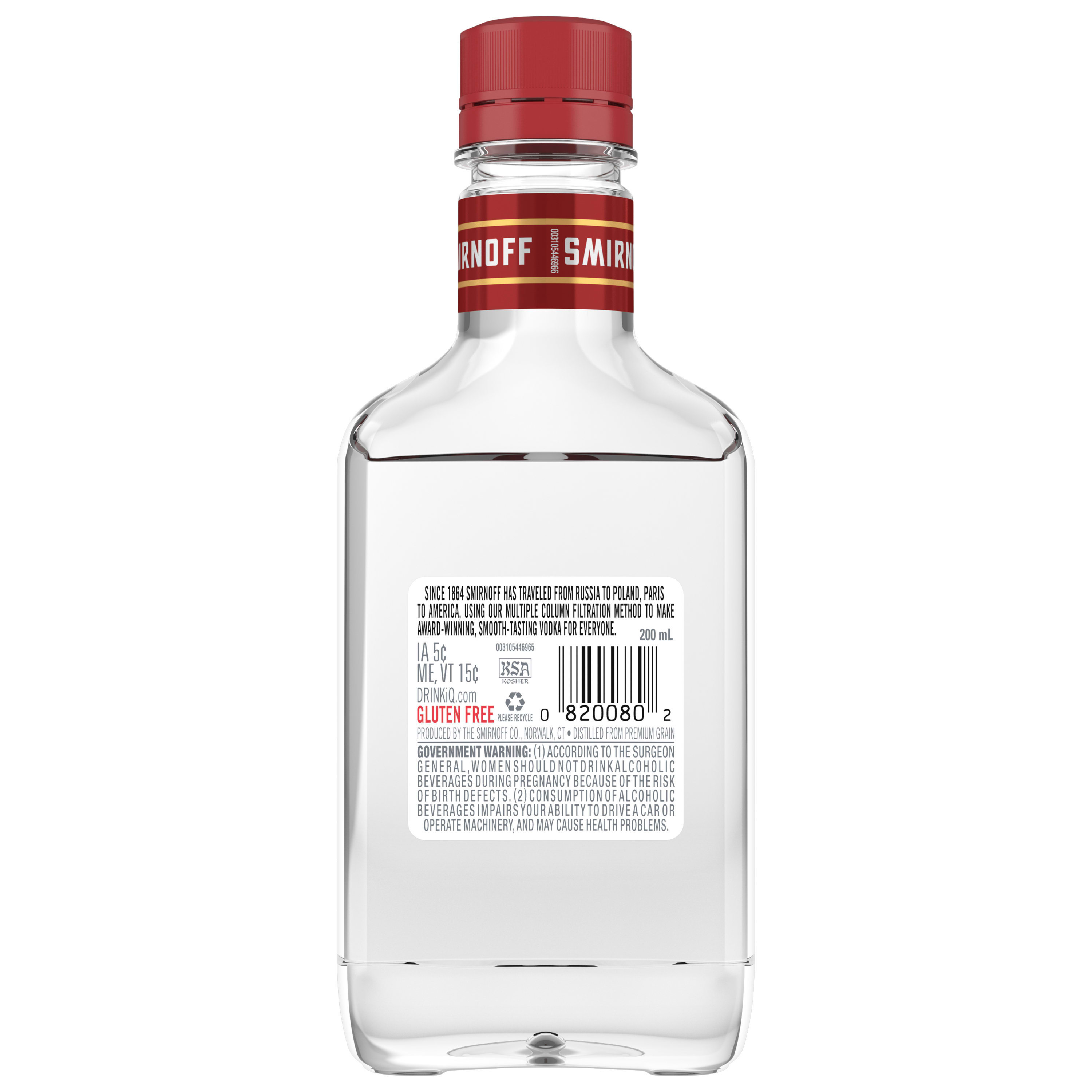 Smirnoff No. 21 80 Proof Vodka, 200 mL | Giant Eagle | Because It