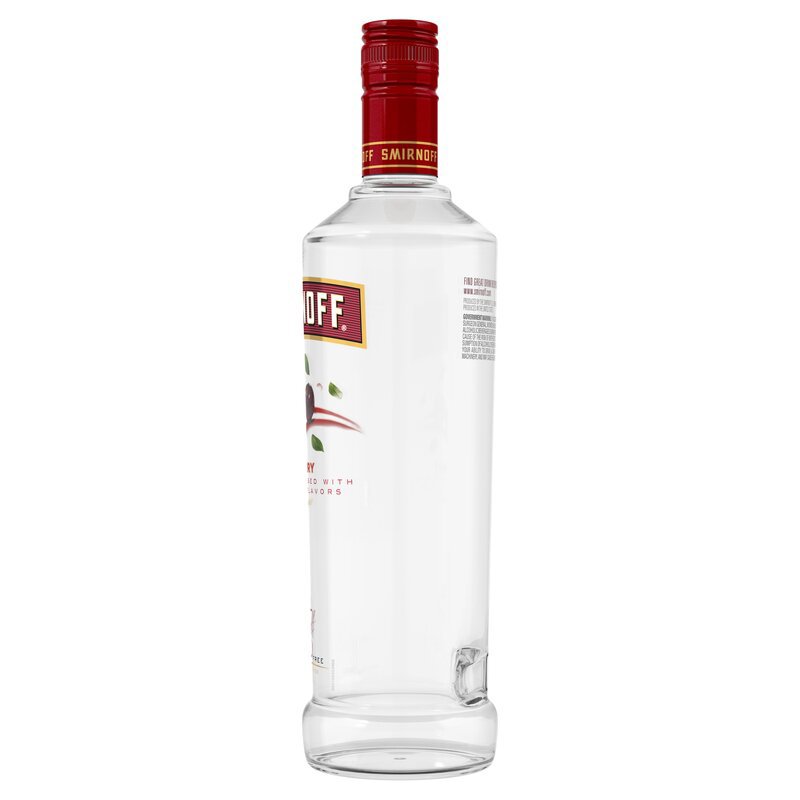 Smirnoff Cherry (Vodka Infused With Natural Flavors), 750 mL