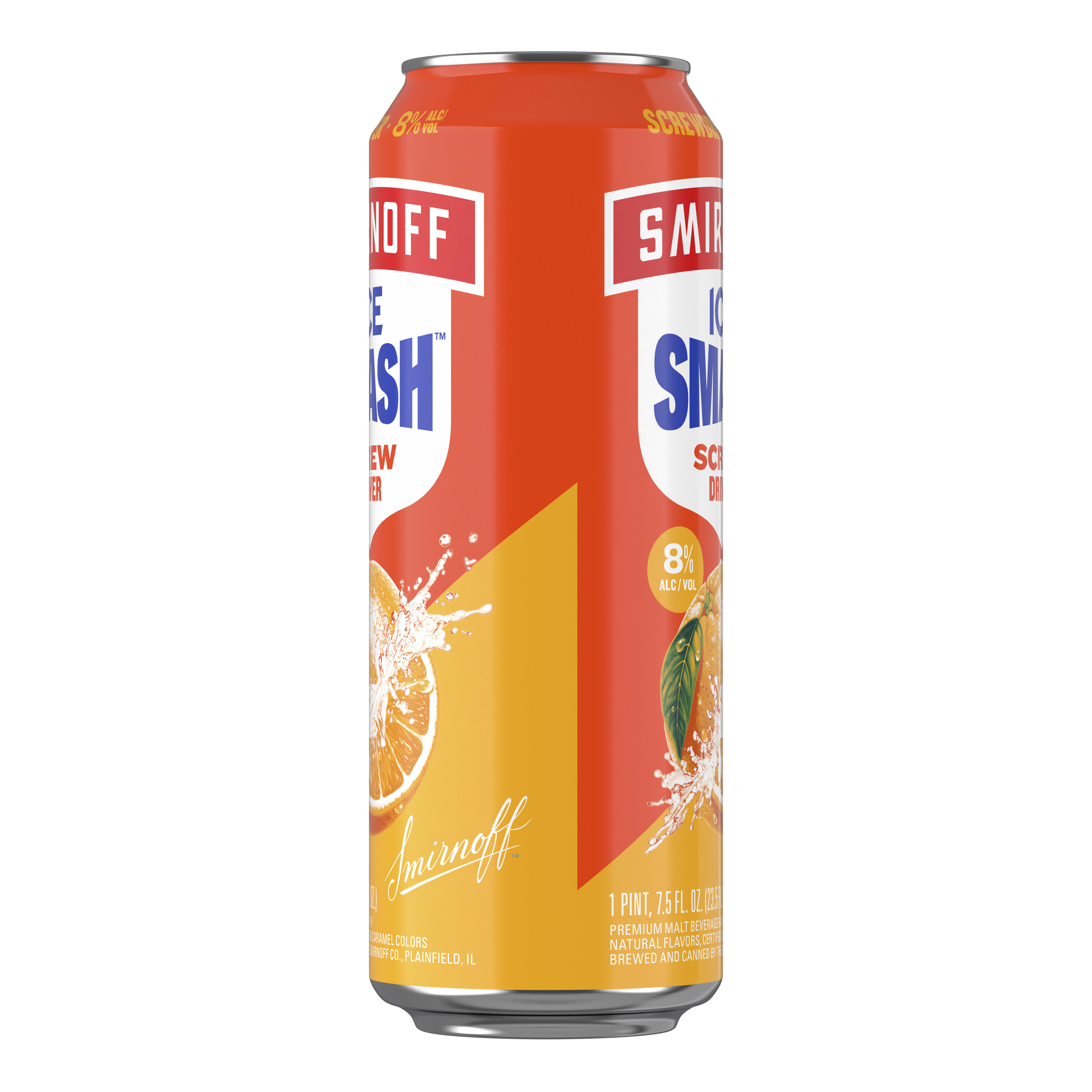 Smirnoff Ice Smash Screwdriver, Single Serve Can, 23.5 fl oz, 8