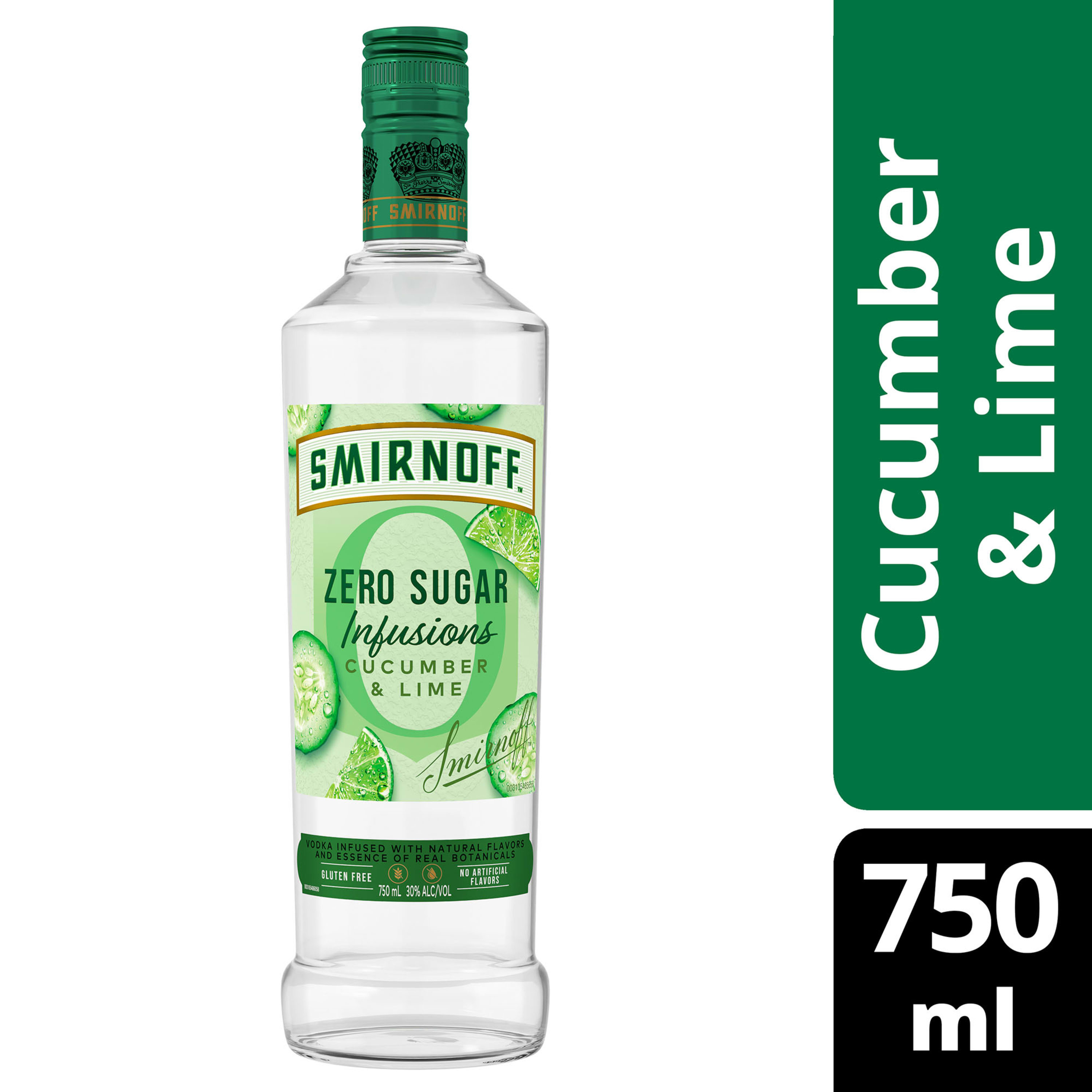Smirnoff Zero Sugar Infusions Cucumber & Lime (Vodka Infused with