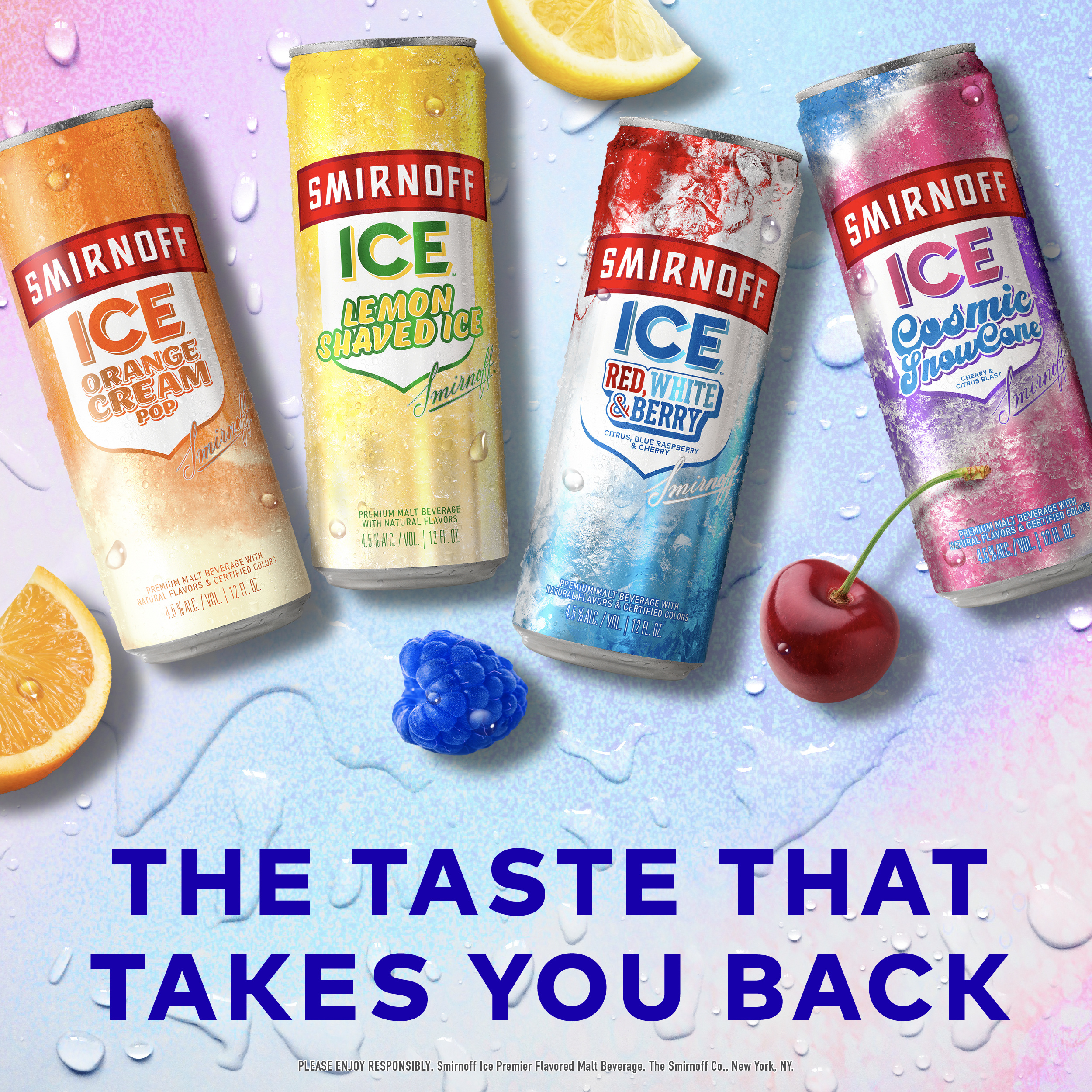 Smirnoff Ice Sunny Days, 12 fl oz, 12 Pack Variety Cans, 4.5% ABV