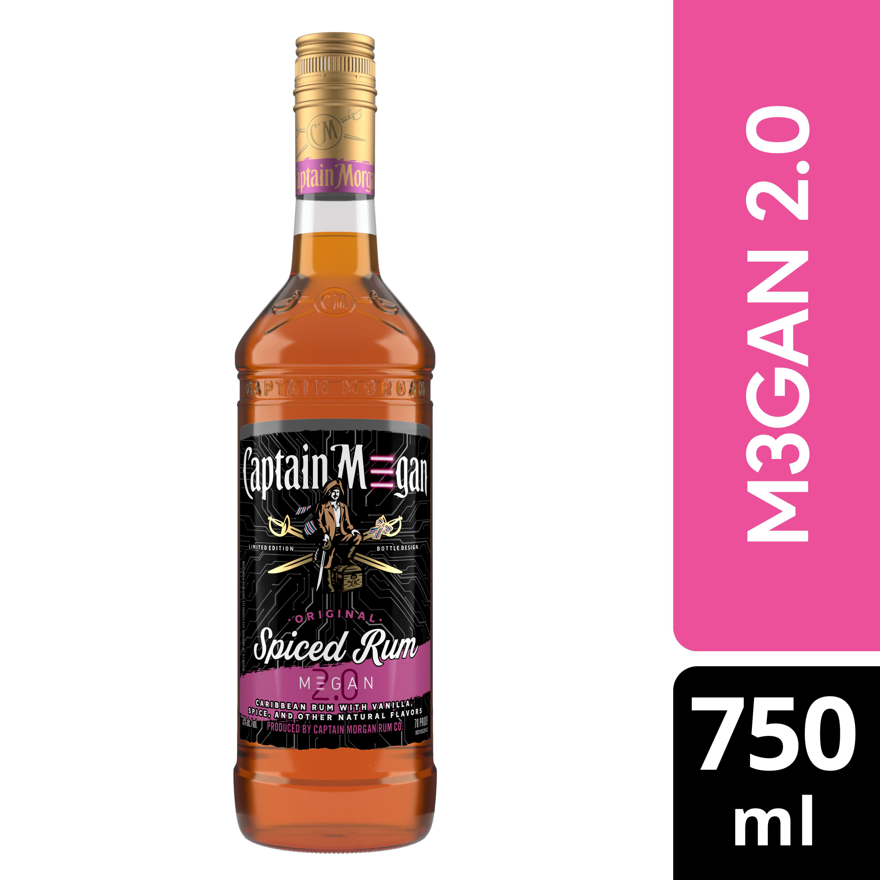 Captain Morgan x M3GAN 2.0 Limited Edition Original Spiced Rum