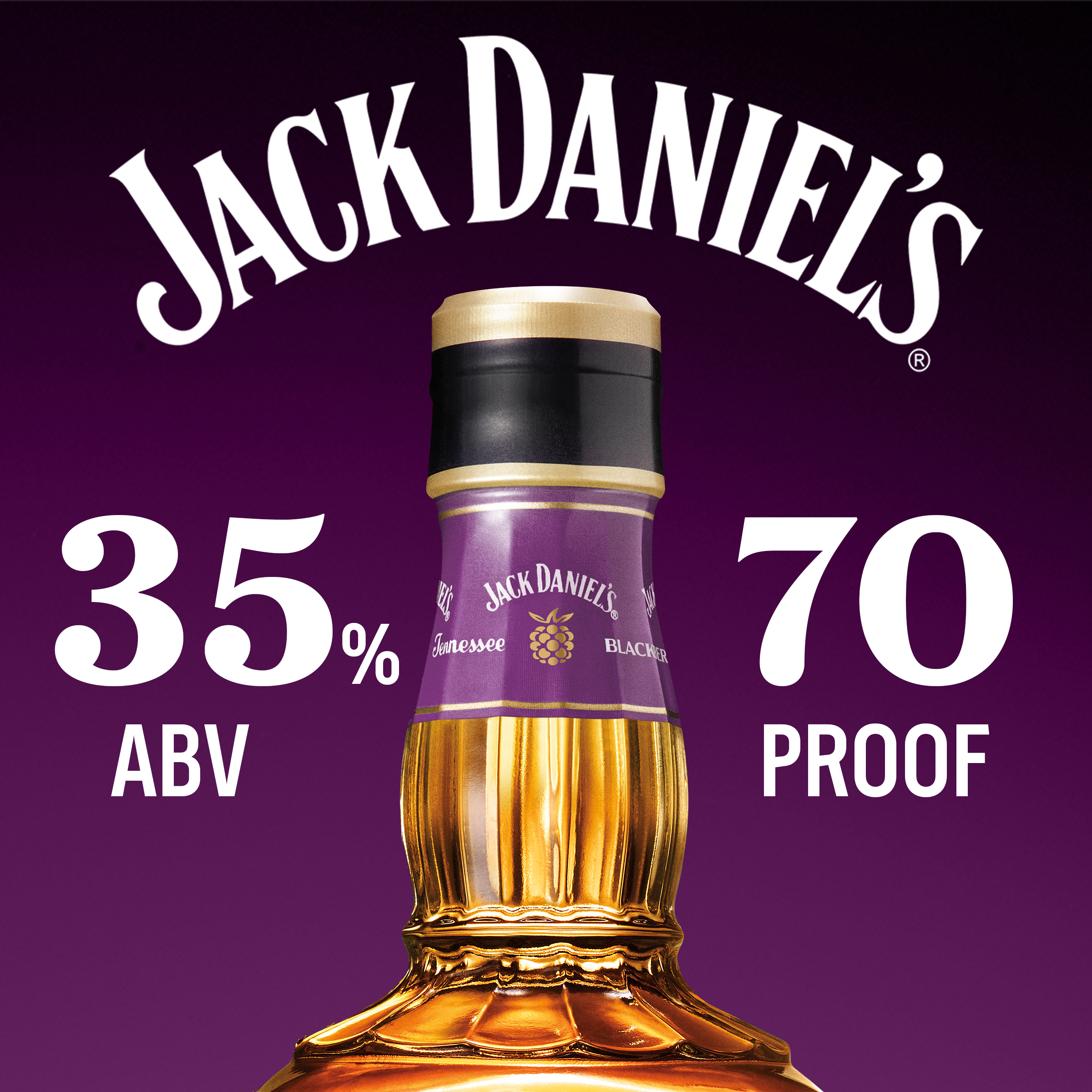Jack Daniel's Tennessee Blackberry Whiskey Specialty, 750mL, 70