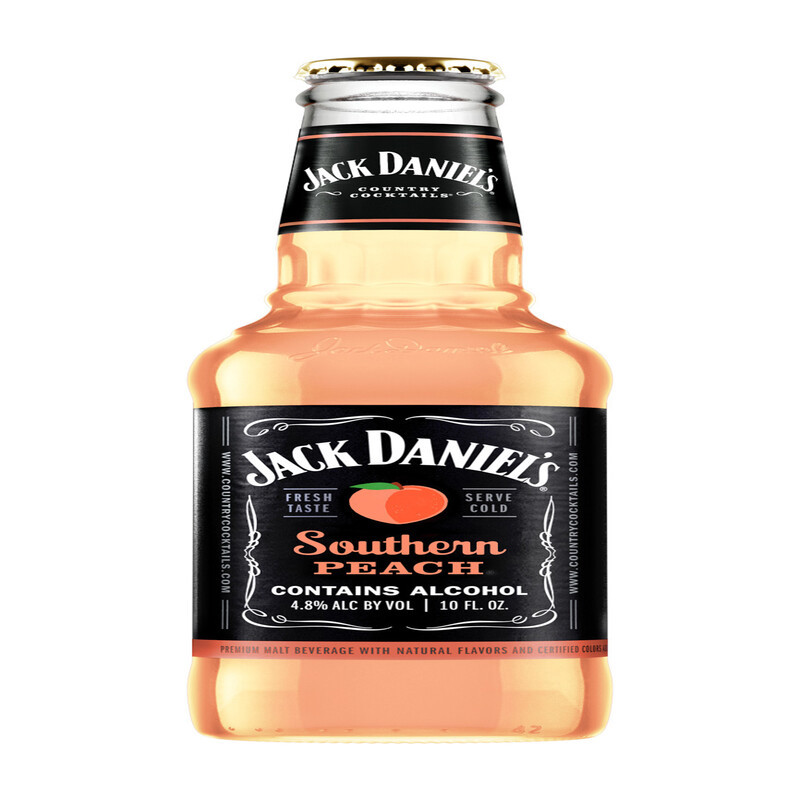 Jack Daniel'S Country Cocktail Malt, Southern Peach, 6 Pack, 10 oz