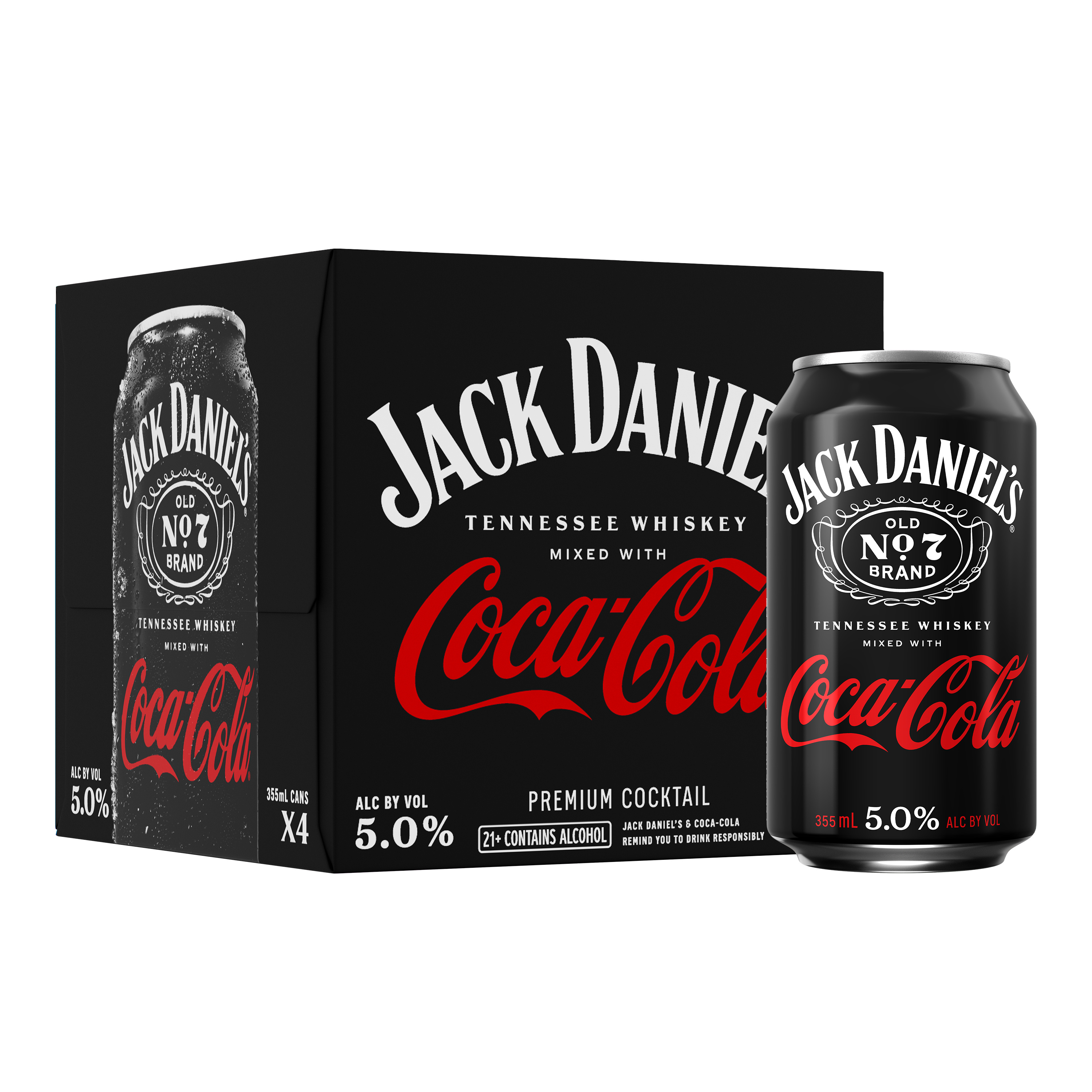 Jack Daniel's® Tennessee Whiskey & Coca-Cola Ready to Drink