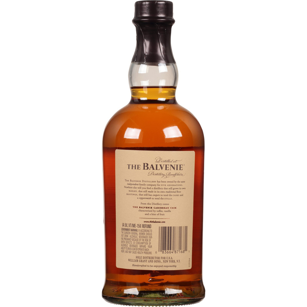 THE BALVENIE CARIBBEAN CASK 14年 700ml The Balvenie Caribbean Cask 14