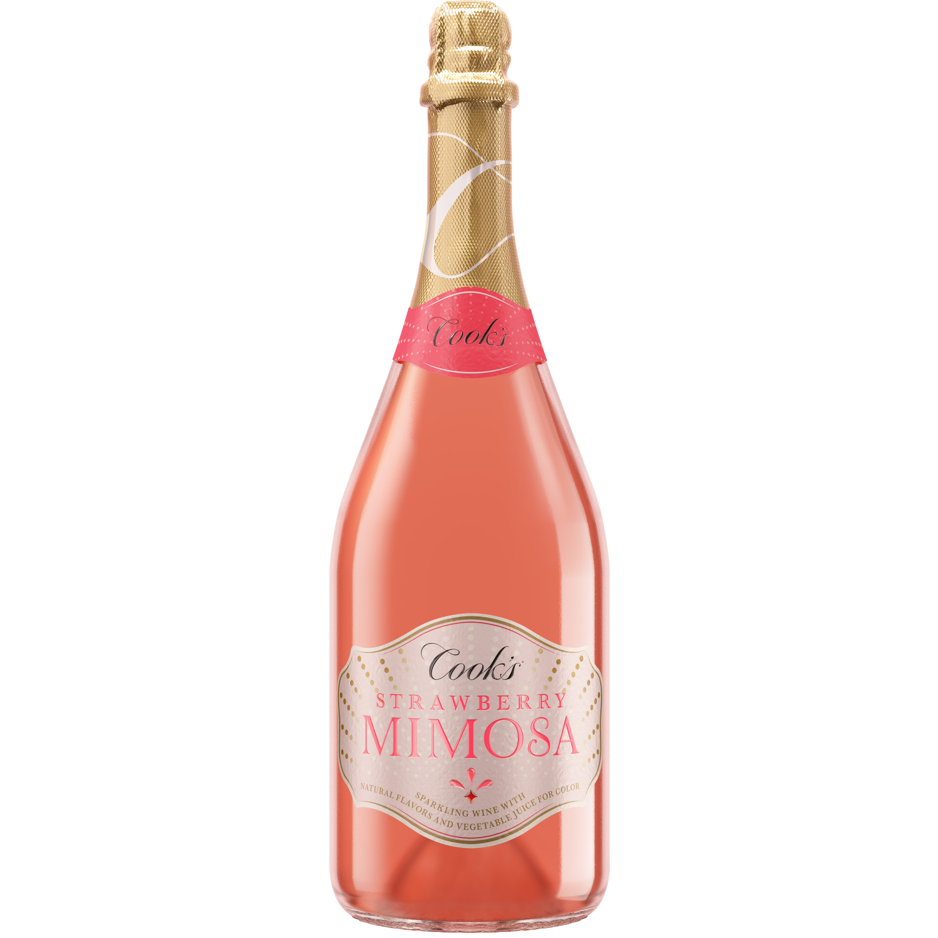 Cook's Mimosa Strawberry, Sparkling Wine, 750 mL | Giant Eagle