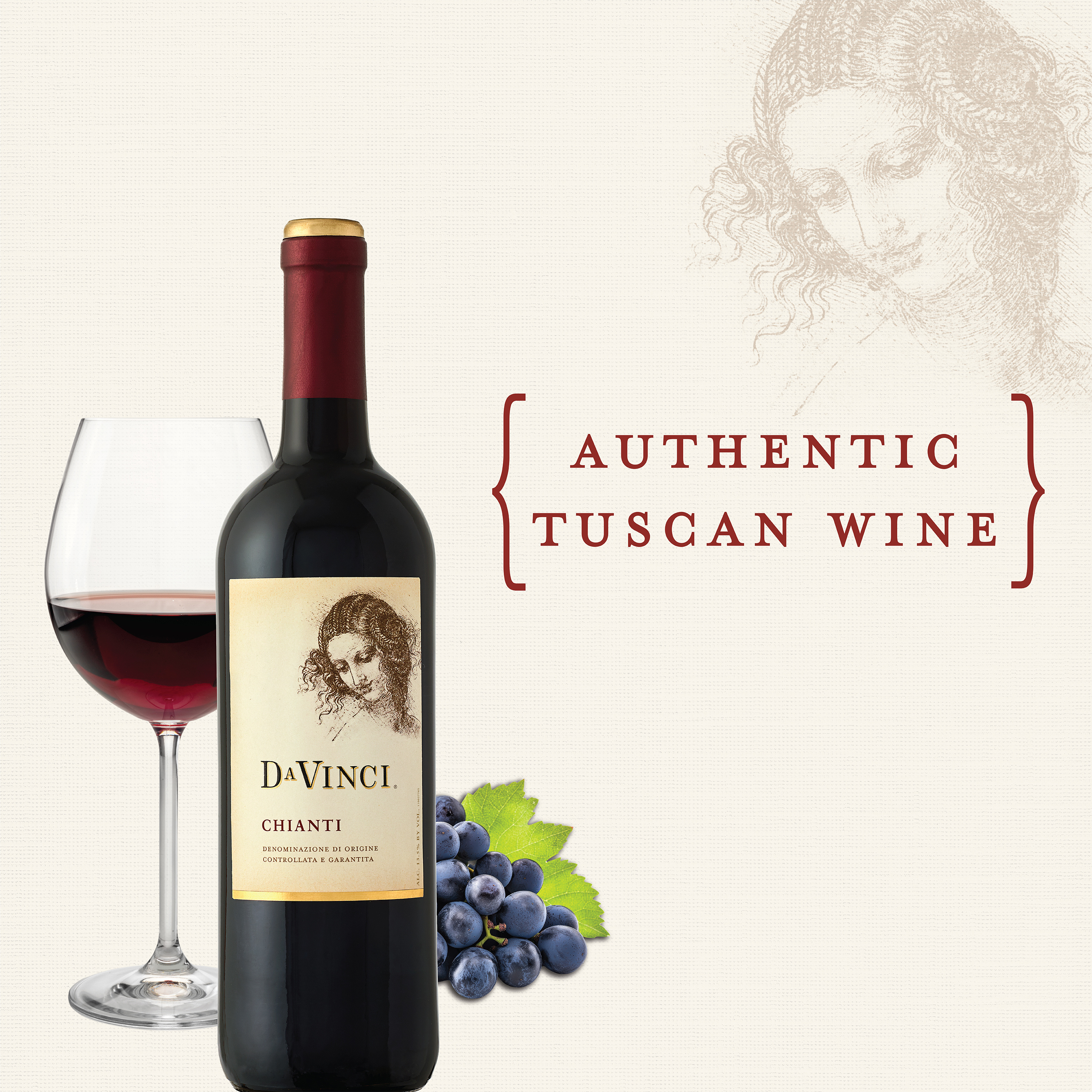 DaVinci Chianti Italian Red Wine 750ml | Giant Eagle | Because It