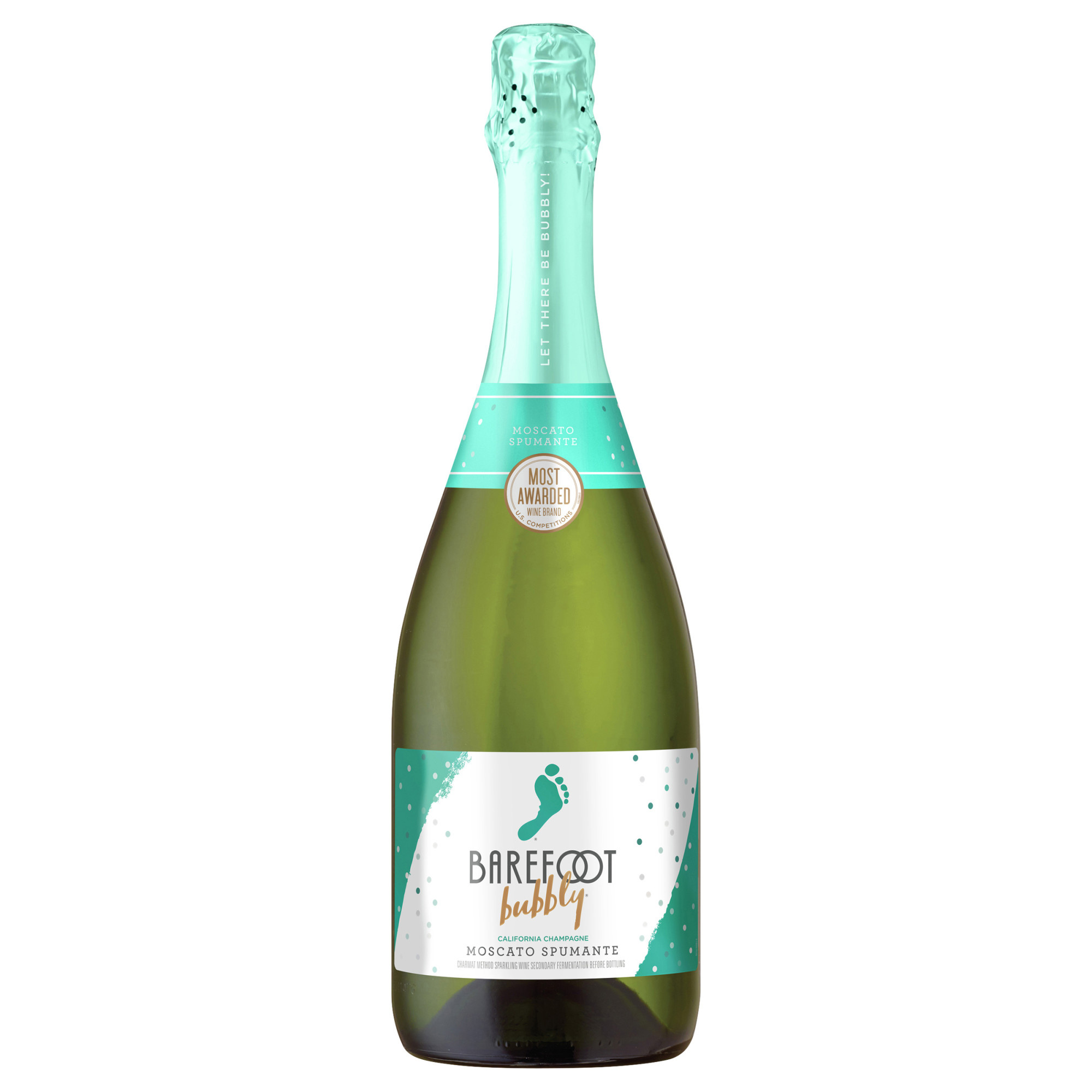 Barefoot Bubbly Moscato Spumante Champagne, 750 mL Bottle | Giant