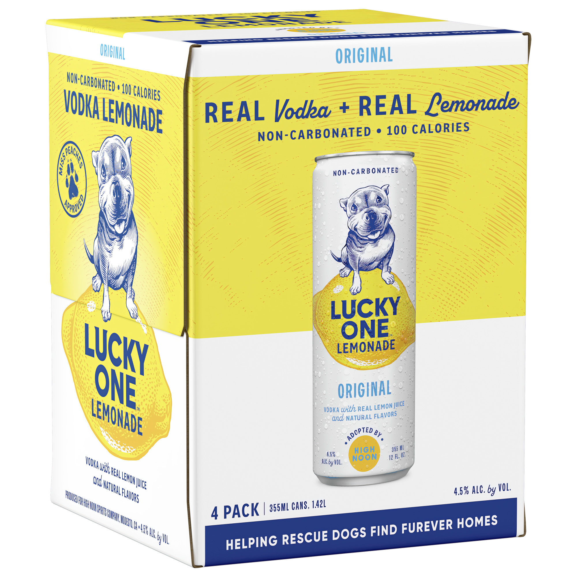 Lucky One Vodka Lemonade Raspberry 4 Pack 355ml Cans | Giant Eagle