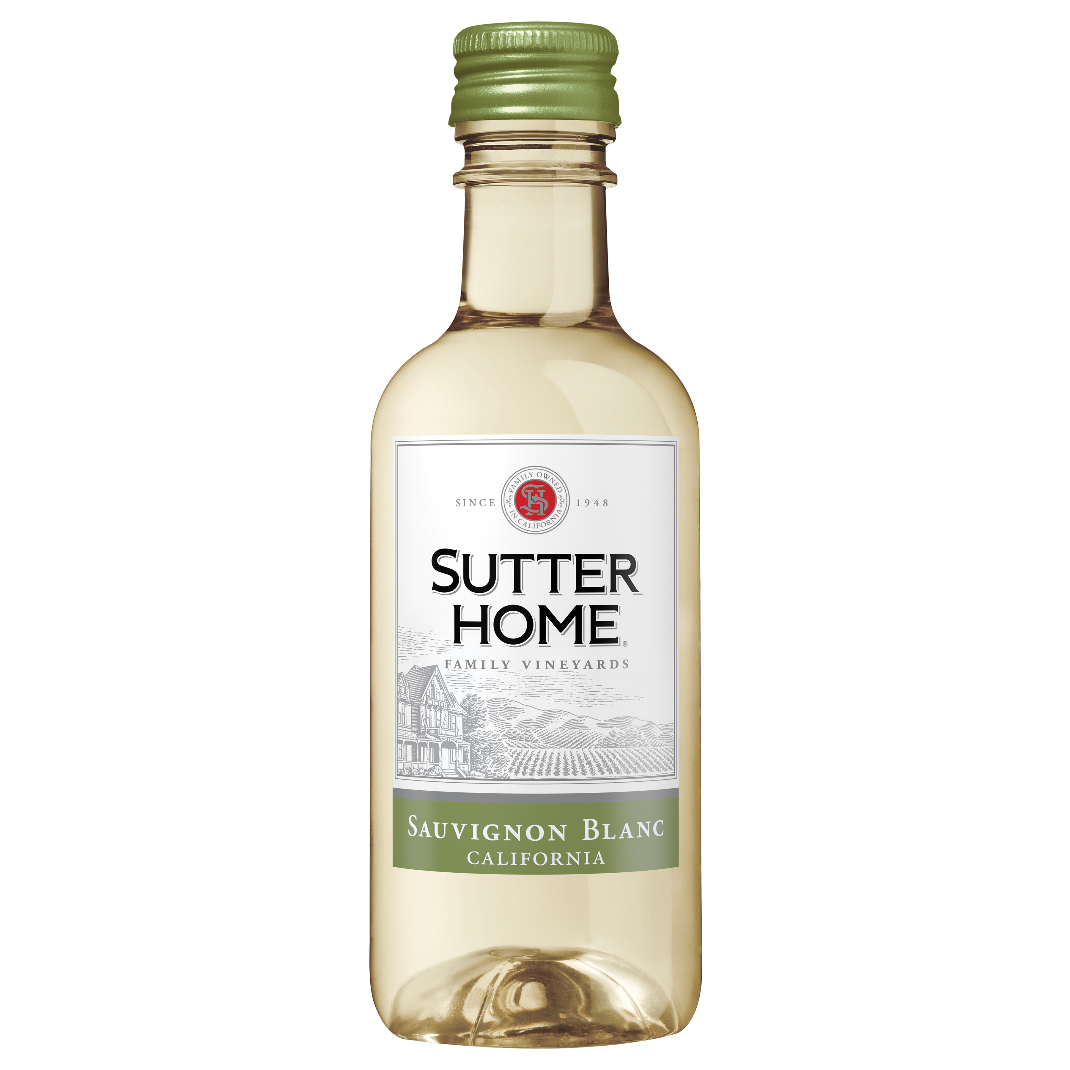 Sutter Home Sauvignon Blanc California White Wine, 4 Pack, 187 ml