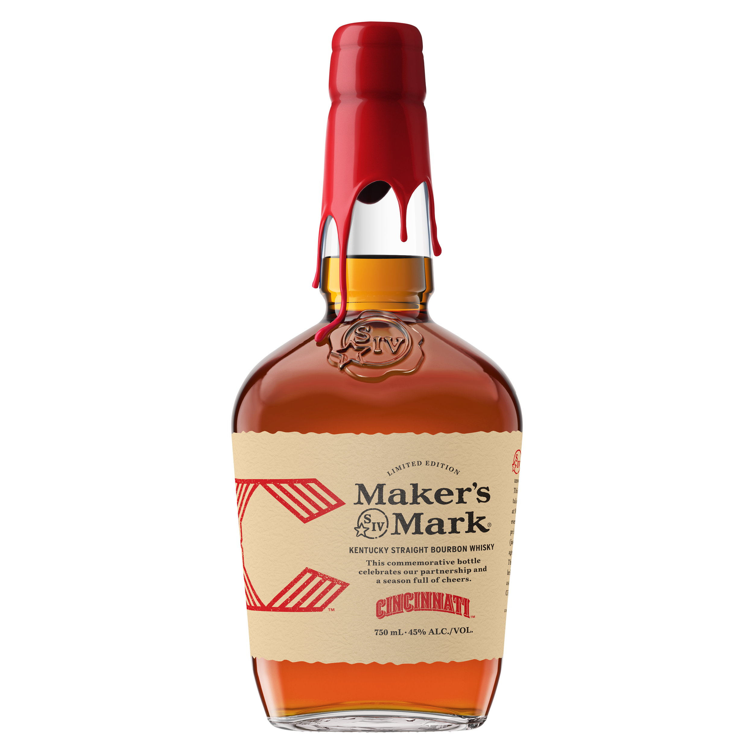 Maker's Mark limited edition 750ml 50.5度 Maker's Mark Limited Edition Cincinnati Reds Kentucky Straight