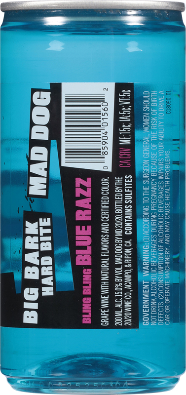 MAD DOG by MD 20/20 Bling Bling Blue Razz, 200ml | Giant Eagle