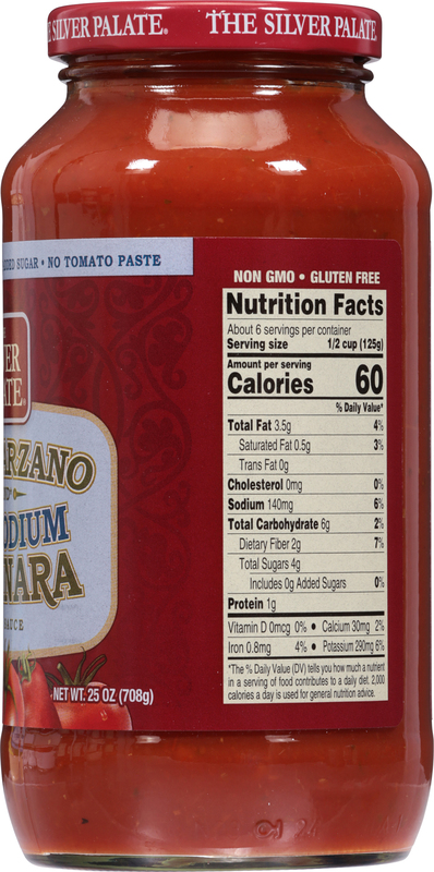 The Silver Palate Low Sodium San Marzano Marinara Pasta Sauce