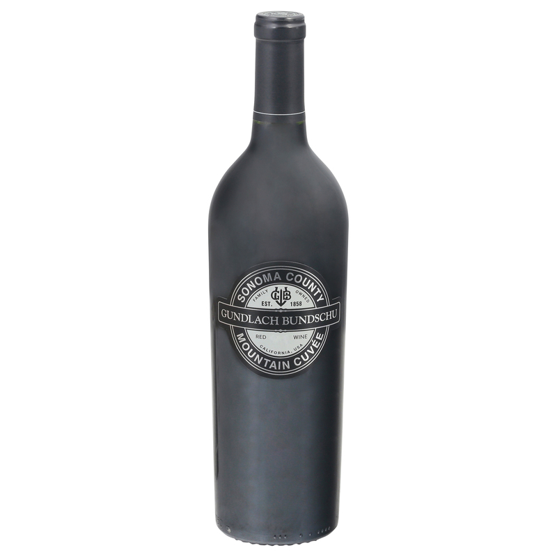Gundlach Bundschu Red Wine, Mountain Cuvee, Sonoma County Giant