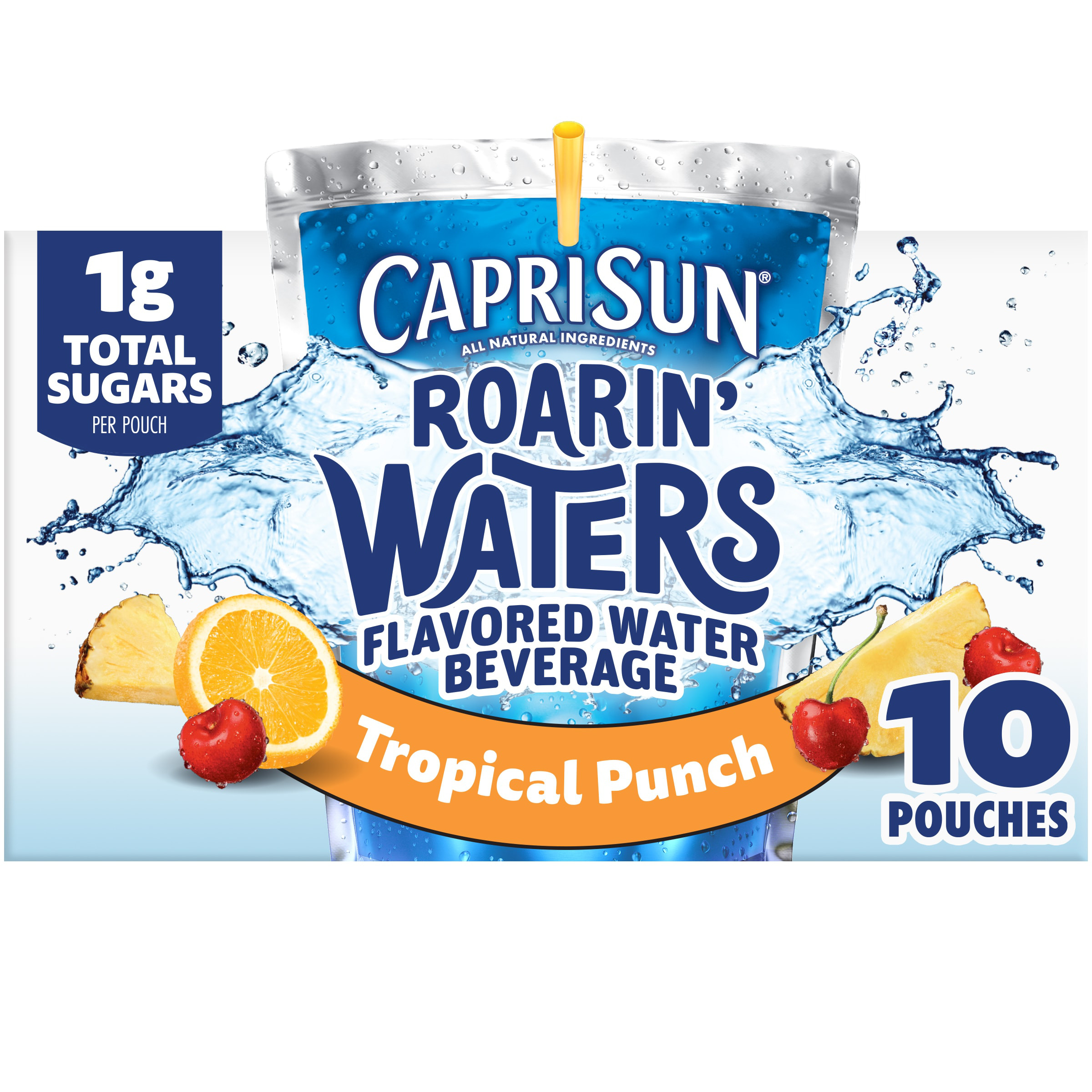 Capri Sun Roarin' Waters Tropical Punch Flavored with other