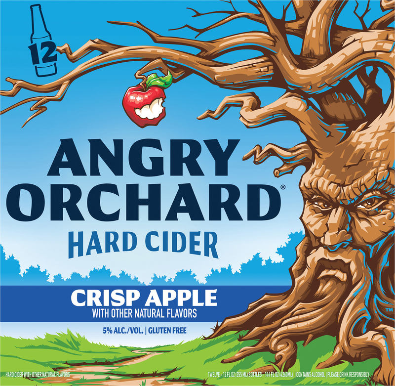 Angry Orchard Crisp Apple Hard Cider, Spiked (12 fl. oz. Bottle