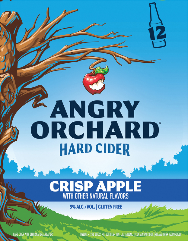 Angry Orchard Crisp Apple Hard Cider, Spiked (12 fl. oz. Bottle