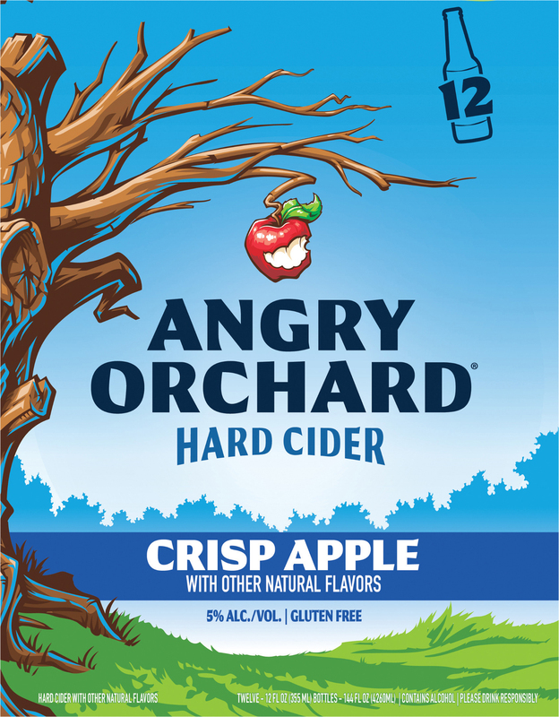 Angry Orchard Crisp Apple Hard Cider, Spiked (12 fl. oz. Bottle