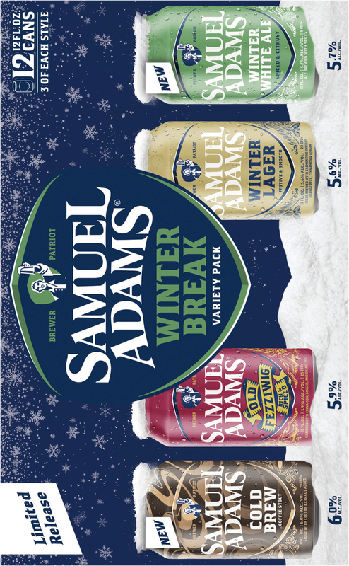Samuel Adams Winter Break Seasonal Variety Pack (12 fl. oz. Can