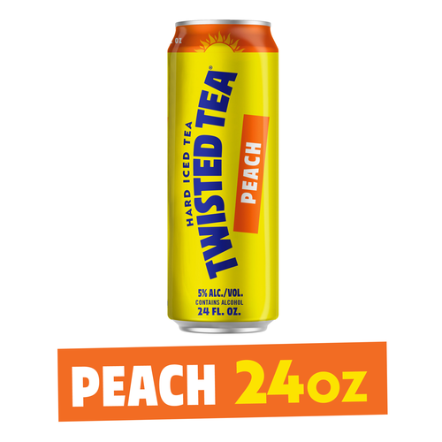 Twisted Tea Peach, Hard Iced Tea (24 fl. oz. Can) | Giant Eagle