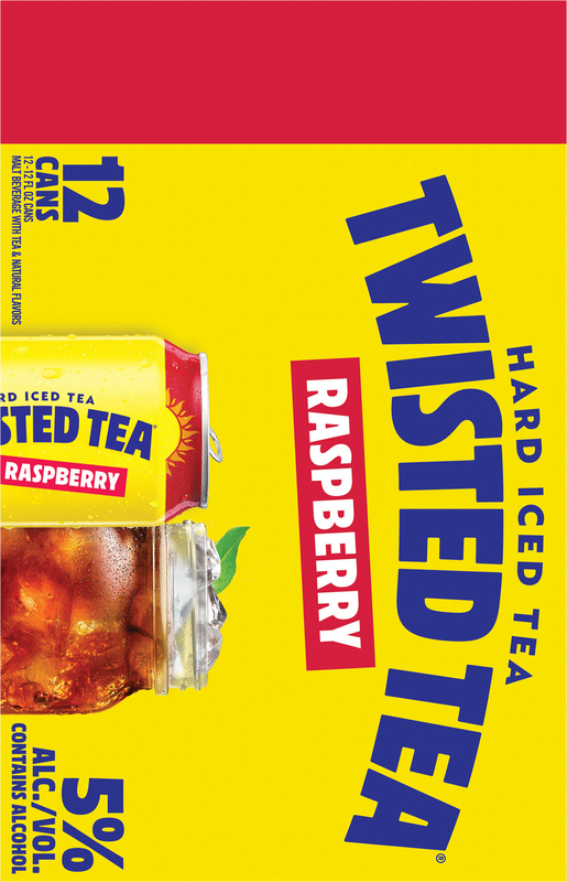 Twisted Tea Raspberry, Hard Iced Tea (12 fl. oz. Can, 12pk