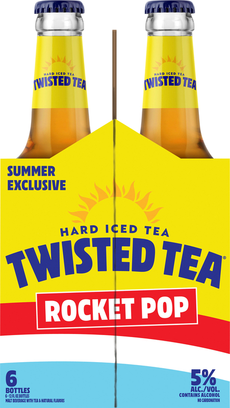 Twisted Tea Rocket Pop, Hard Iced Tea (12 fl. oz. Bottle, 6pk