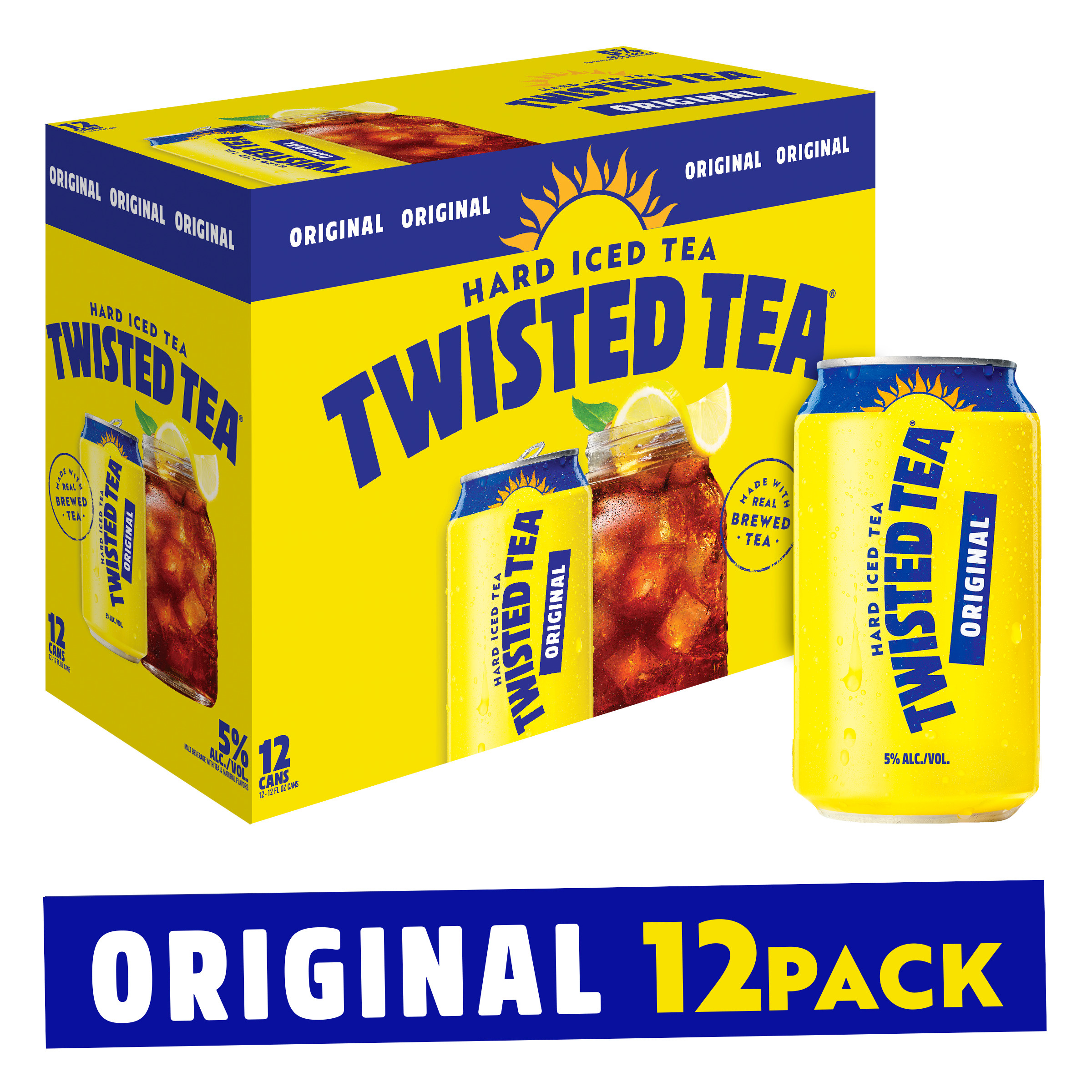 Twisted Tea Original, Hard Iced Tea (12 fl. oz. Can, 18pk