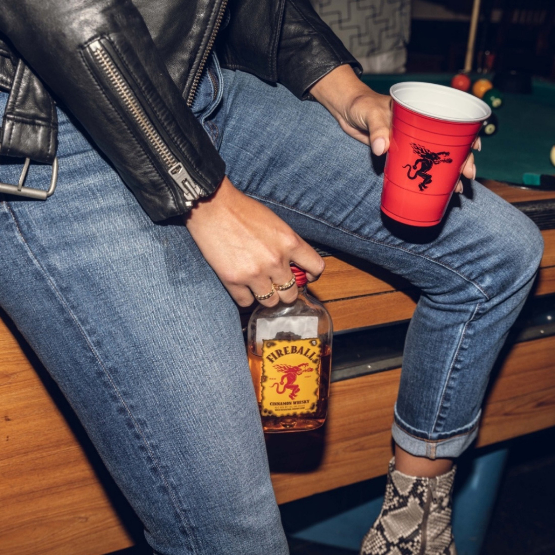 Fireball Hot Cinnamon Blended Whisky 1.75L – 66 Proof (ABV 33