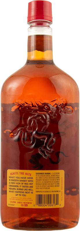 Fireball Cinnamon Whiskey, 1.75L Plastic Bottle, 66 Proof | Giant