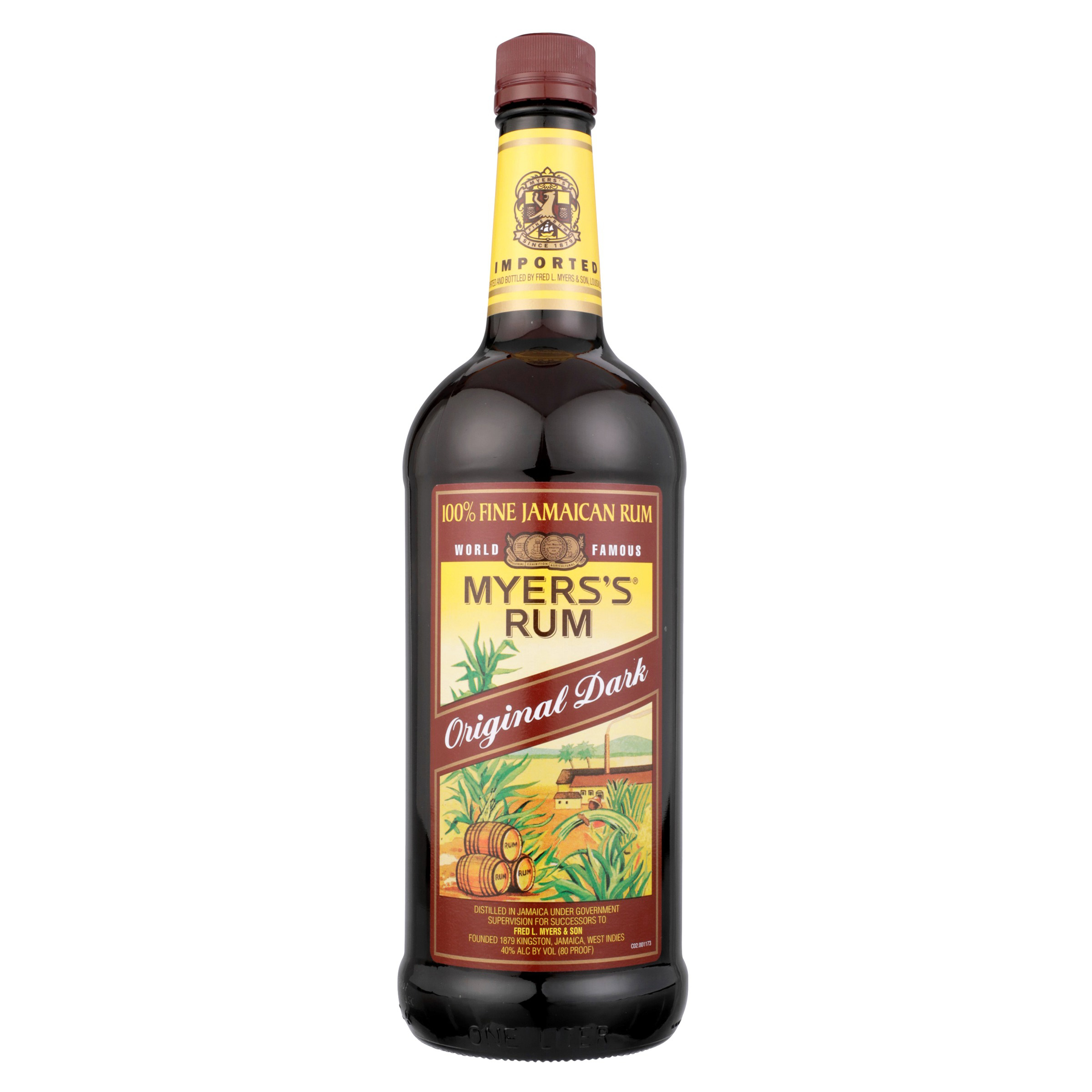 Myers's Rum Original Dark 1000ml 40度 Myers's Original Dark Rum 1.0 L