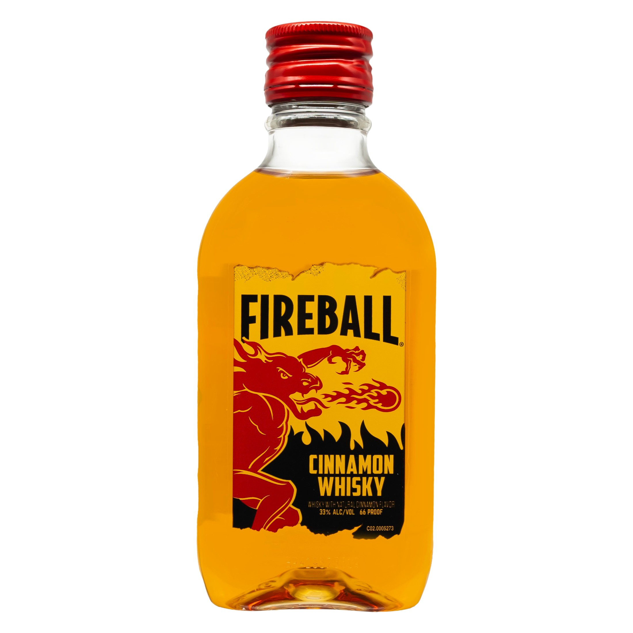 Fireball Hot Cinnamon Blended Whisky 200ml – 66 Proof (ABV 33