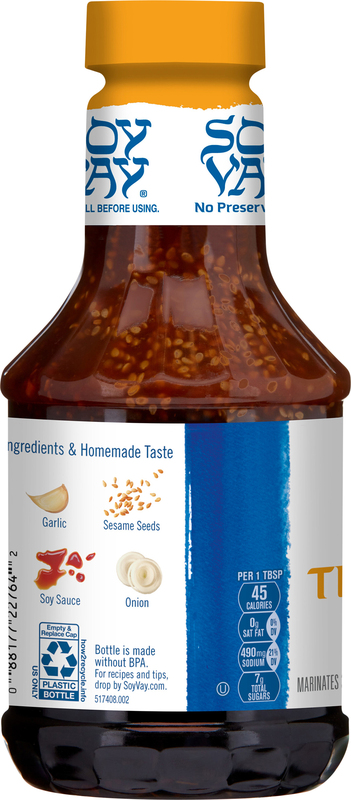 Soy Vay Island Teriyaki Marinade and Sauce, 20 Fluid Ounce Bottle
