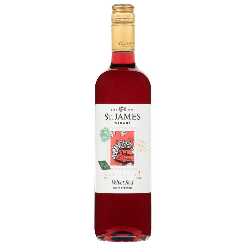 St. James Winery Velvet Red Sweet Red Wine | Giant Eagle | Because