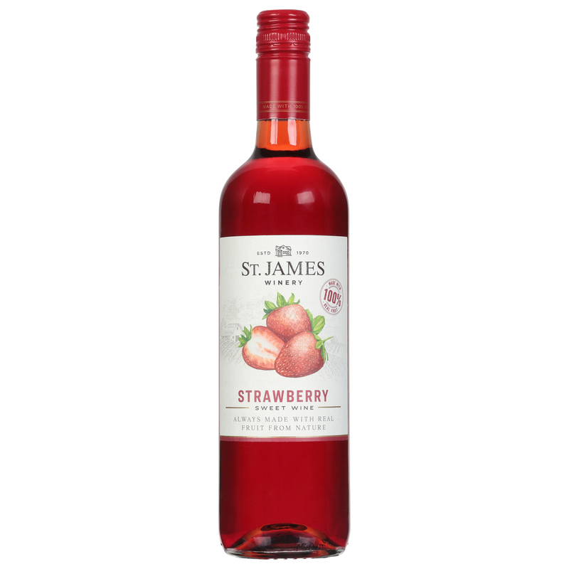 St. James Winery Sweet Wine, Strawberry | Giant Eagle | Because It