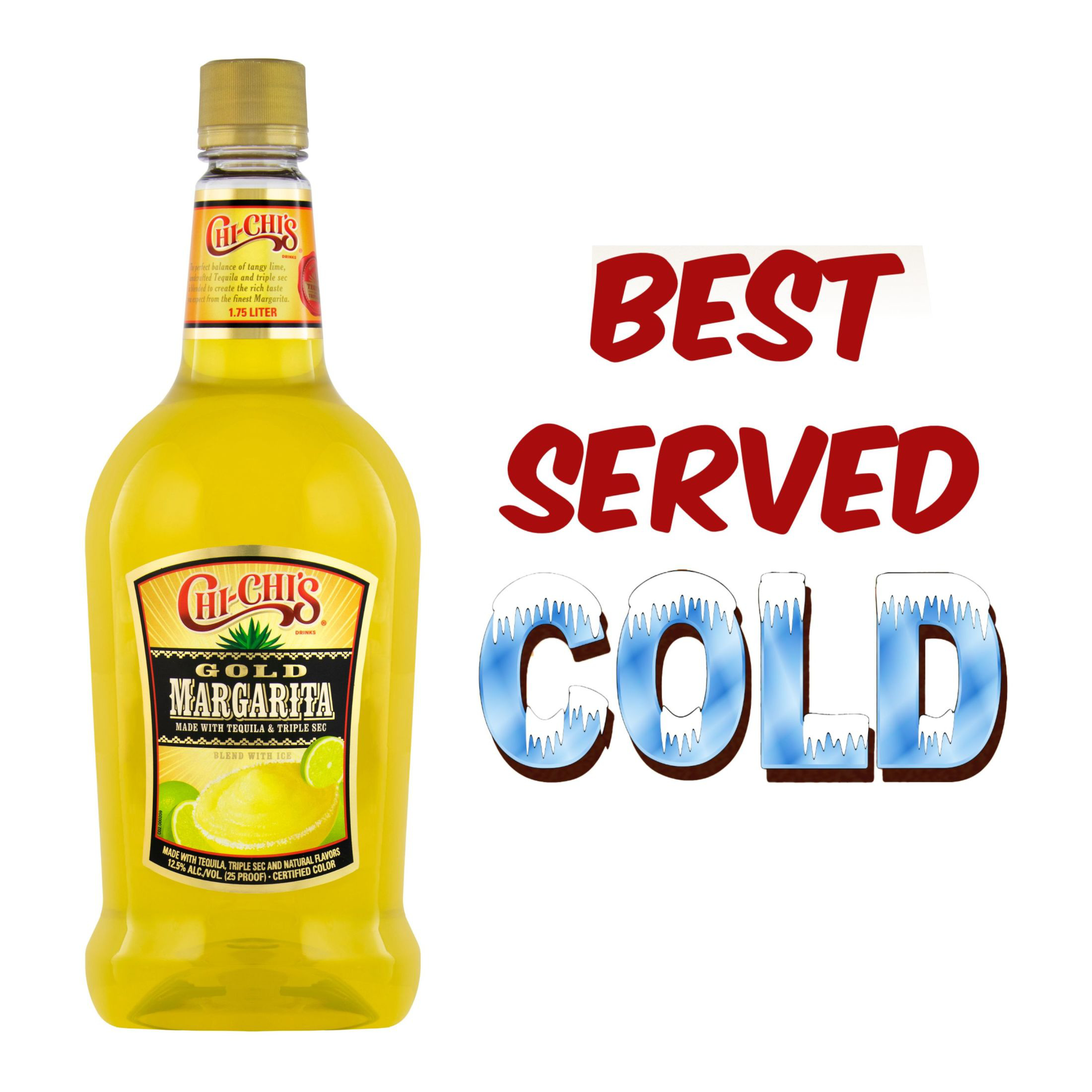 Chi-Chi's Gold Margarita, 1.75L, 25 Proof (12.5% ABV) | Giant