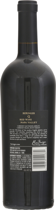 Beringer Q Napa Valley Red Wine 750ml | Giant Eagle | Because It
