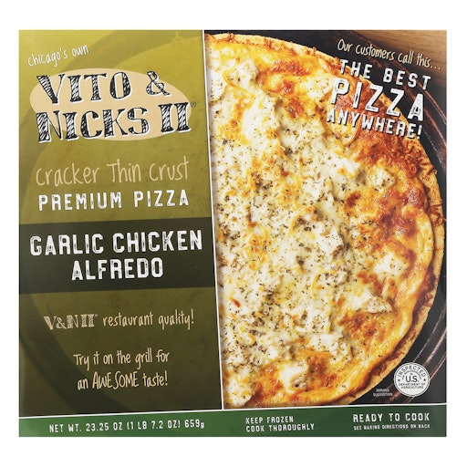 Vito Nicks II Pizza, Premium, Garlic Chicken Alfredo, Cracker