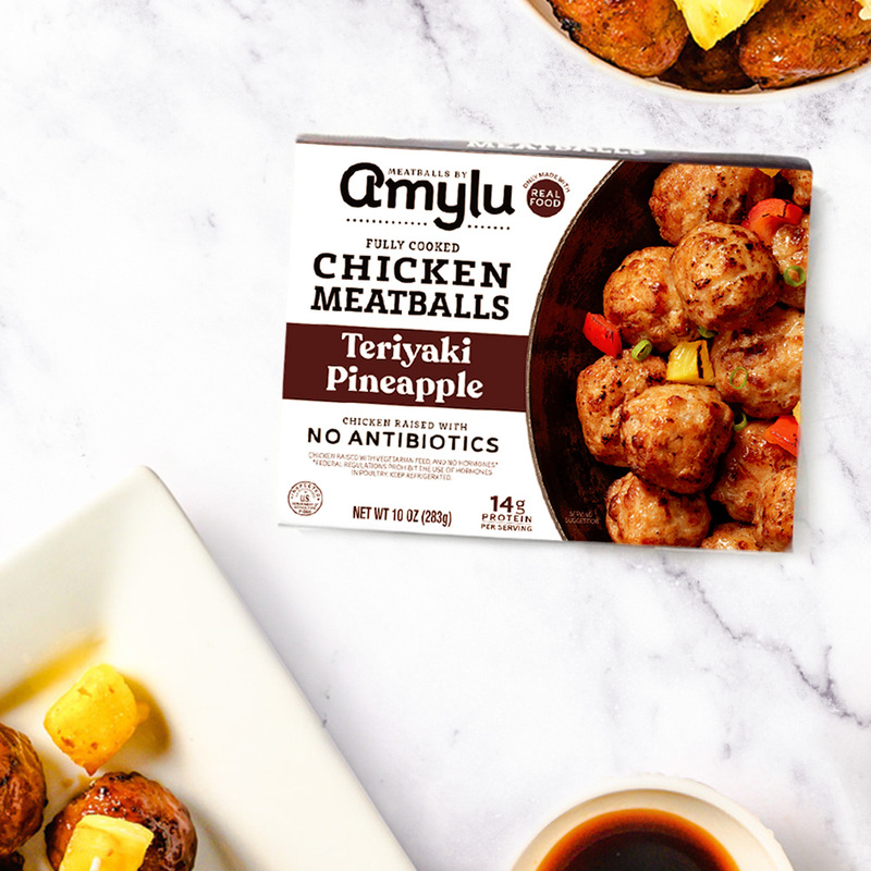 Amylu Foods Teriyaki Pineapple Chicken Meatballs | Giant Eagle