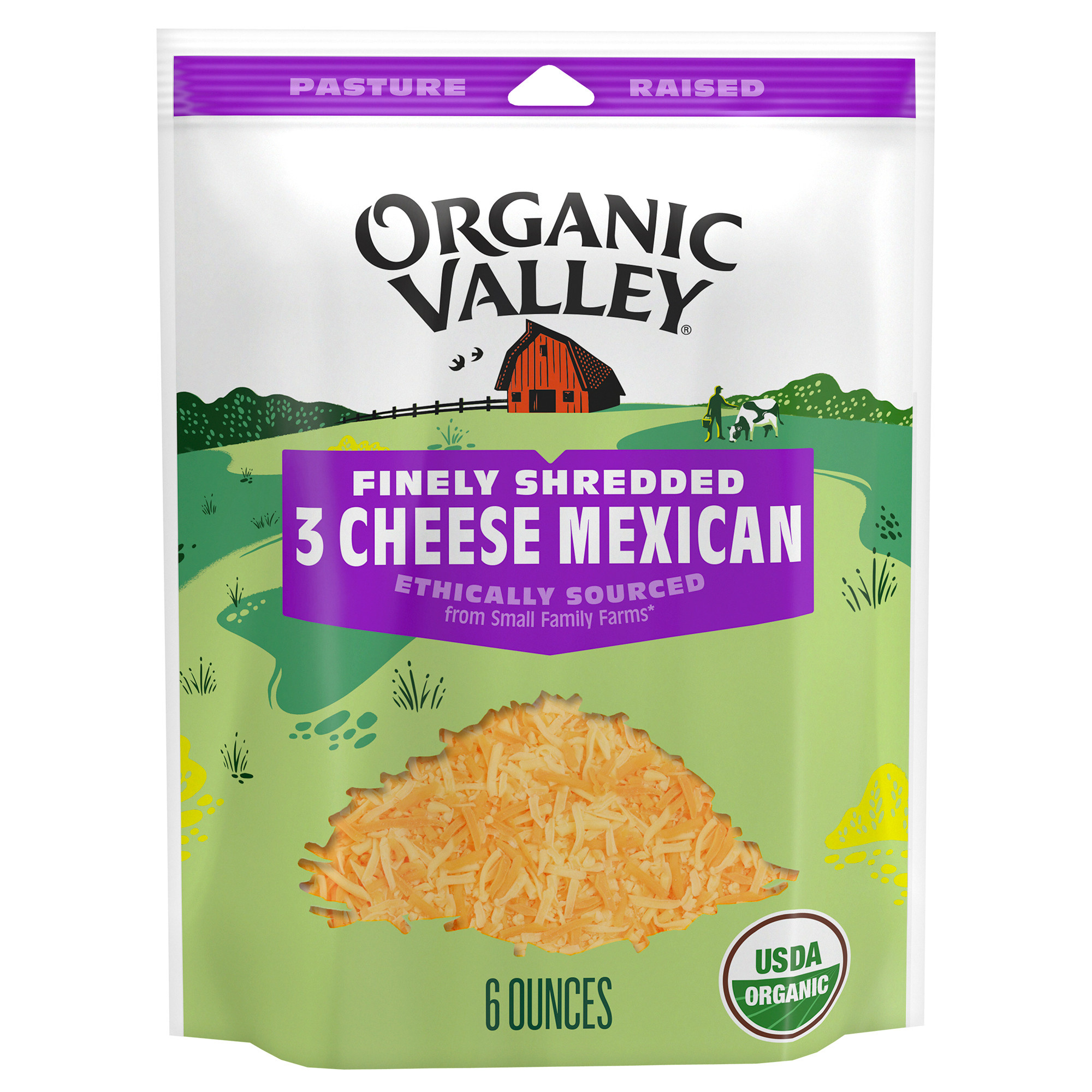 Organic Valley® Cheese Organic Finely Shredded Mexican Cheese