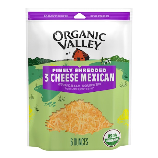 Organic Valley® Cheese Organic Finely Shredded Mexican Cheese