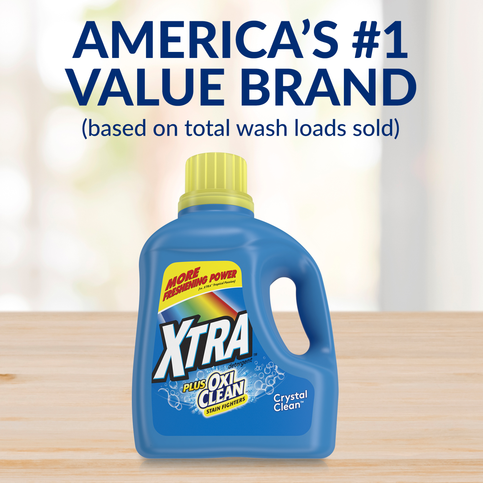 XTRA Plus OxiClean, Crystal Clean, 88 Loads Liquid Laundry
