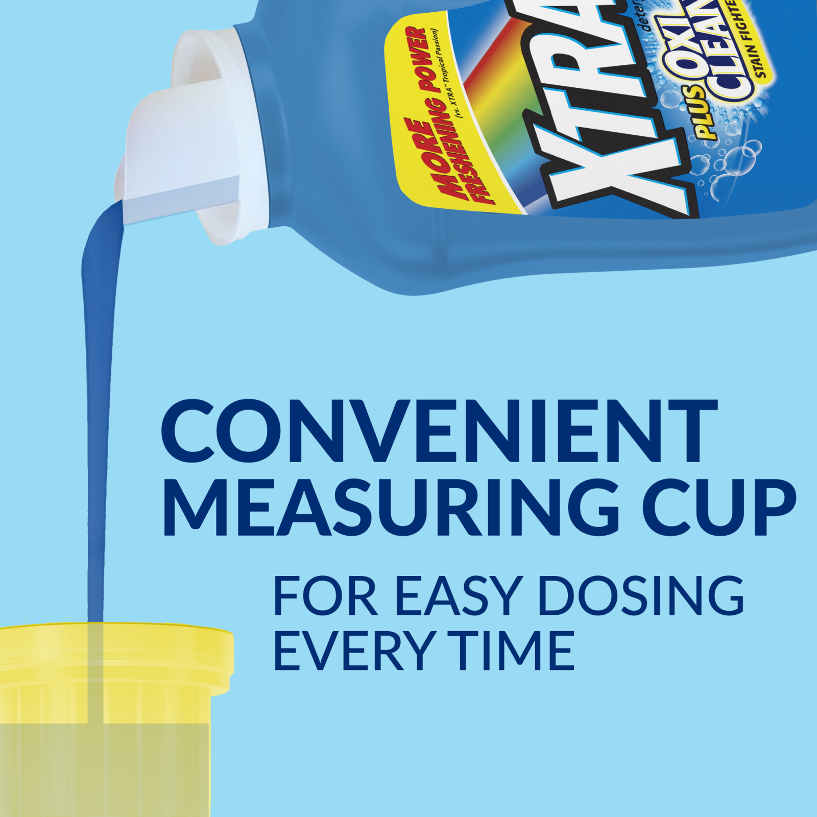 XTRA Plus OxiClean, Crystal Clean, 88 Loads Liquid Laundry