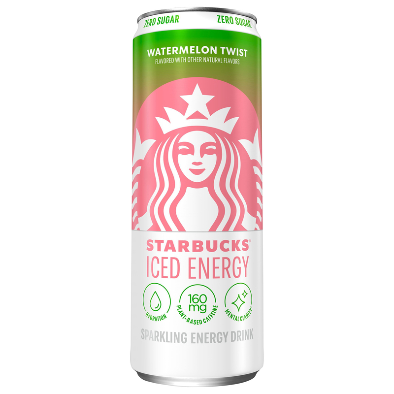 Starbucks Sparkling Energy Drink, Zero Sugar, Tropical Peach