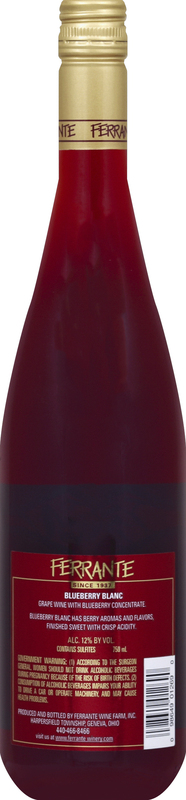 Ferrante Blanc, Blueberry | Giant Eagle | Because It Matters