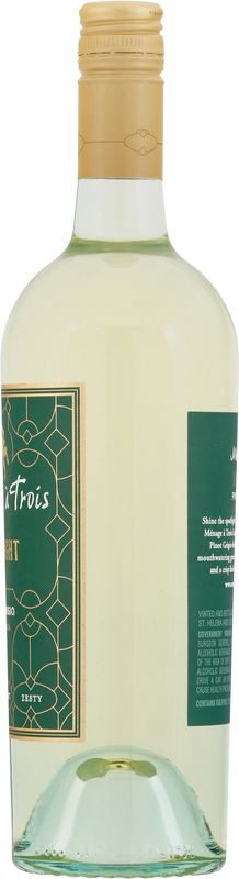 Menage a Trois Limelight Pinot Grigio California White Wine, 750