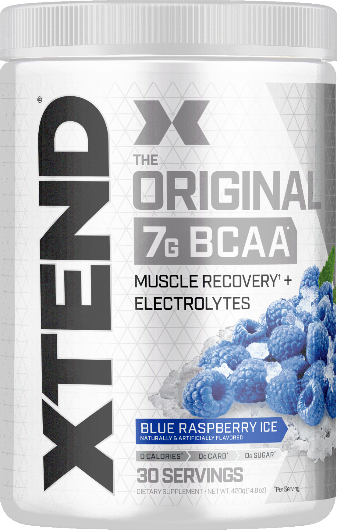 XTEND, XTEND Original, BCAAs, Blue Raspberry, Hydration, Recovery